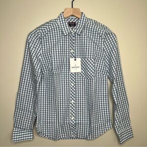 UNTUCKit Blue Checkered Womens Shirt 8